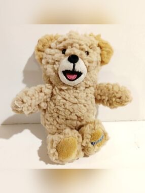 Vintage Snuggle Fabric Softener Mini Plush Beige Teddy Bear Advertising